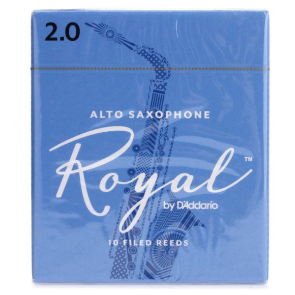 D'Addario Rico Royal Alto Saxophone Reeds - 2 (10-pack)