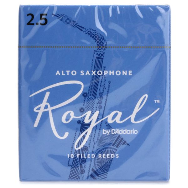 D'Addario Rico Royal Alto Saxophone Reeds - 2.5 (10-pack)
