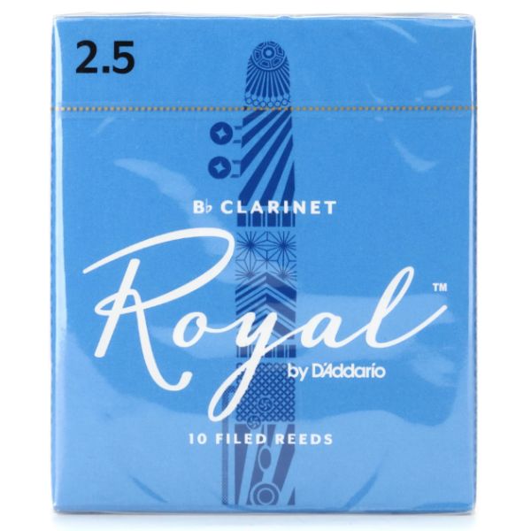 D'Addario Rico Royal Bb Clarinet Reeds - 2.5 (10-pack)