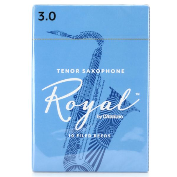 D'Addario Rico Royal Tenor Saxophone Reeds - 3 (10-pack)