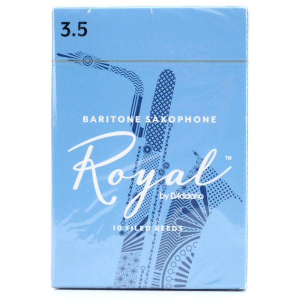 D'Addario Rico Royal Baritone Saxophone Reeds - 3.5 (10-pack)