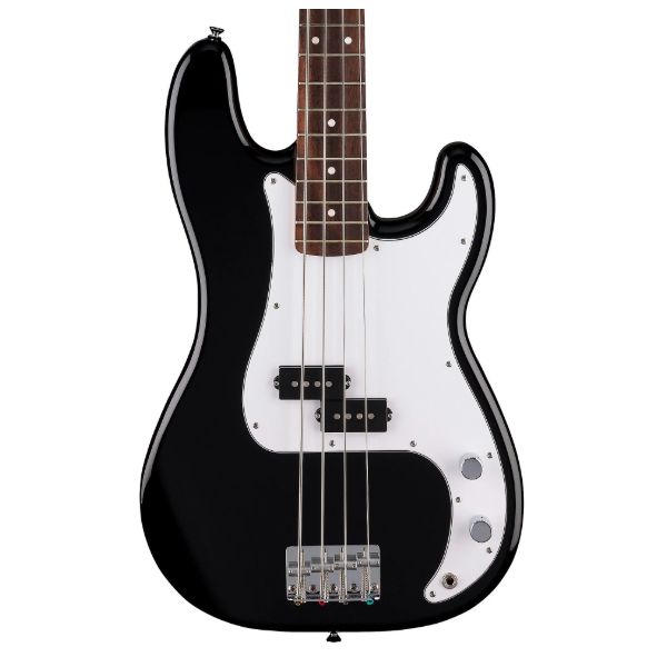 Fender Standard Precision Bass - Black With Laurel Fingerboard