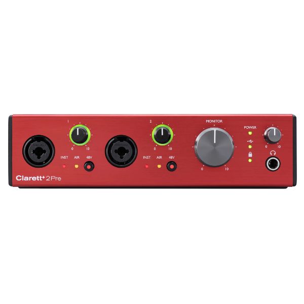 Focusrite Clarett+ 2Pre USB-C Audio Interface