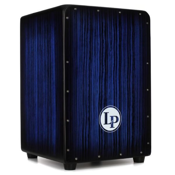 Latin Percussion LP Aspire Accents Cajon - Blueburst Streak