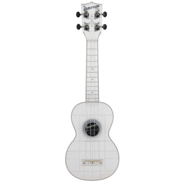 Kala Waterman Soprano Ukulele - Transparent Frosted Glass