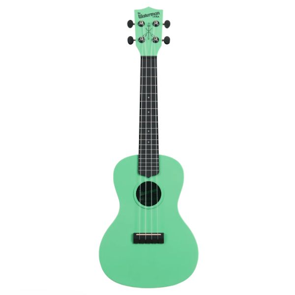 Kala Waterman Concert Ukulele - Sea Foam Green