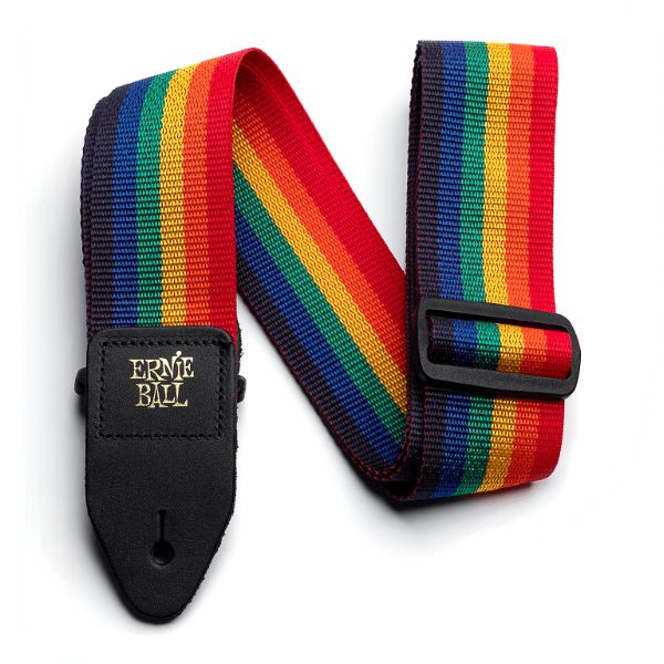 Ernie Ball 2-inch Polypro Strap - Rainbow