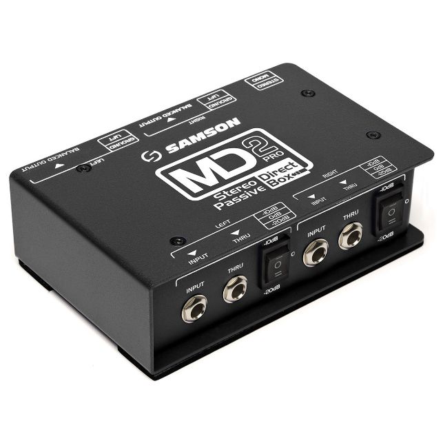 Samson MD2 Pro 2-channel Passive Instrument Direct Box
