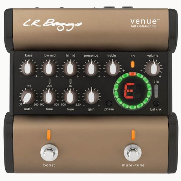 LR Baggs Venue DI Acoustic Guitar Preamp / DI / EQ / Tuner Pedal
