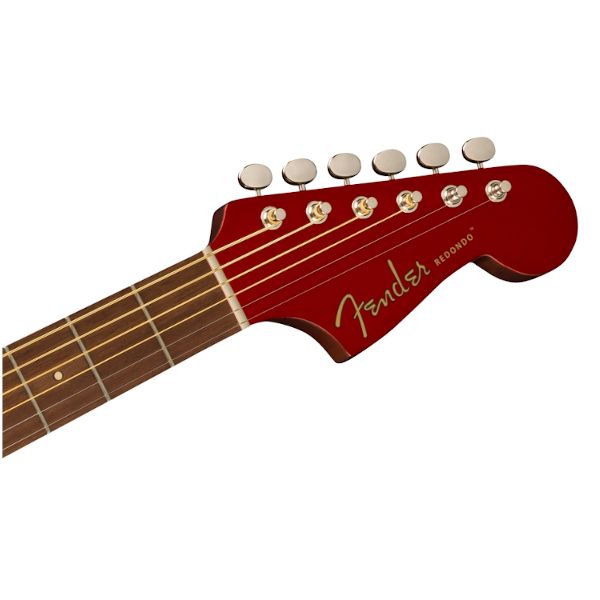 Fender Redondo Player Acoustic-electric Guitar - Candy Apple Red