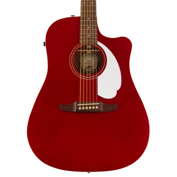 Fender Redondo Player Acoustic-electric Guitar - Candy Apple Red
