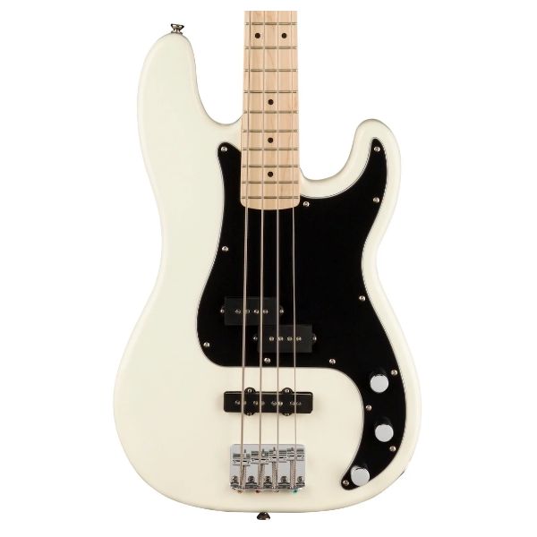 Fender Squier Affinity Series Precision Bass - Olympic White with Maple Fingerboard