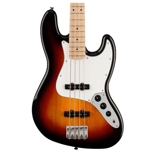 Fender Squier Affinity Series Jazz Bass - 3-Color Sunburst with Maple Fingerboard