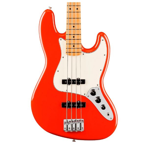 Fender Player II Jazz Bass - Coral Red with Maple Fingerboard