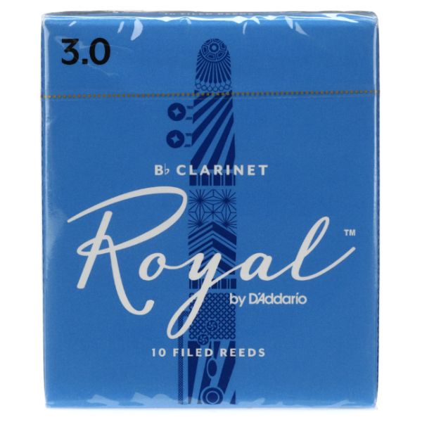 D'Addario Rico Royal Bb Clarinet Reeds - 3 (10-pack)