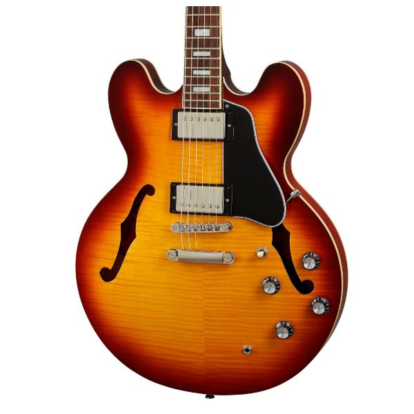 Epiphone ES-335 Figured Semi-hollowbody - Raspberry Tea Burst