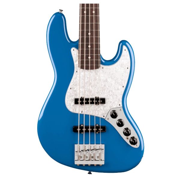 Fender Player II Modified Active Jazz Bass V - Electric Blue With Rosewood Fingerboard