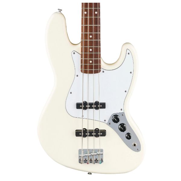Fender Standard Jazz Bass - Olympic White With Laurel Fingerboard