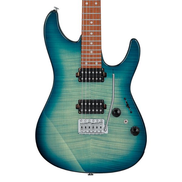 Ibanez Standard AZ24S1F Electric Guitar - Transparent Turquoise Burst