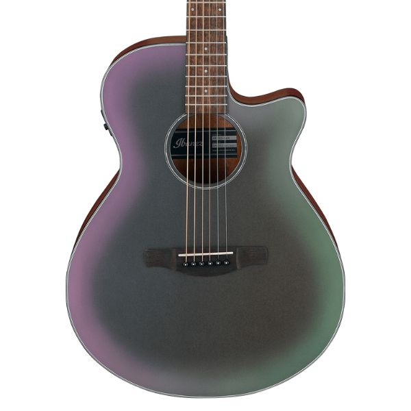 Ibanez AEG50 Acoustic-Electric Guitar - Black Aurora Burst Matte