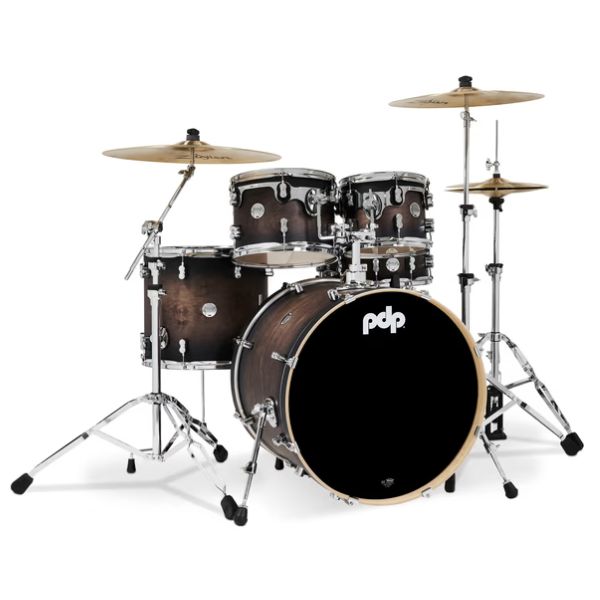 PDP Concept Maple 5-piece Shell Pack Drum Kit - Satin Charcoal Burst