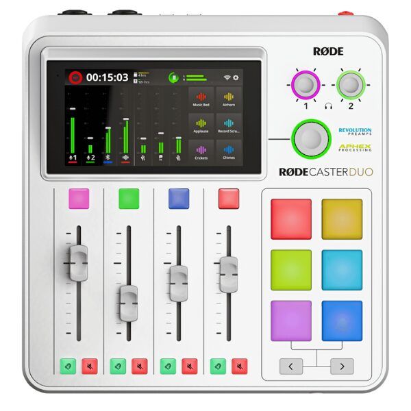 Rode RODECaster Duo Streaming Mixer - White
