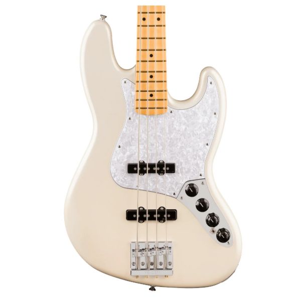 Fender Player II Modified Active Jazz Bass - Olympic Pearl With Maple Fingerboard