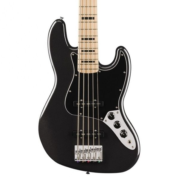 Fender Squier Affinity Series Active Jazz Bass V - Black Metallic