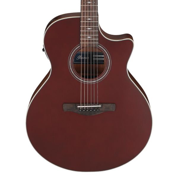 Ibanez AE100 Acoustic-electric Guitar - Burgundy Flat