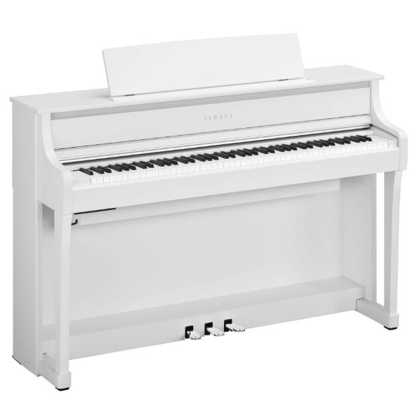 Yamaha Clavinova CLP-875 Digital Piano with Bench - White