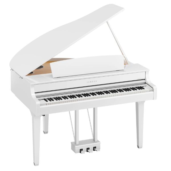 Yamaha Clavinova CLP-895GP Digital Grand Piano with Bench - Polished White