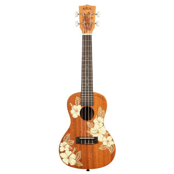 Kala KA-Hibiscus-C Concert Ukulele - Natural