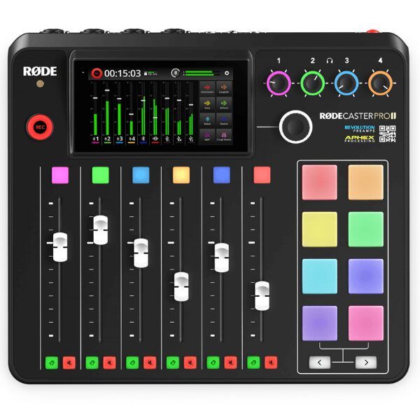 Rode RODECaster Pro II Podcast Production Console - Black