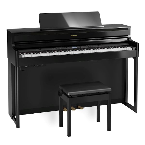 Roland HP704 Digital Home Piano - Polished Ebony