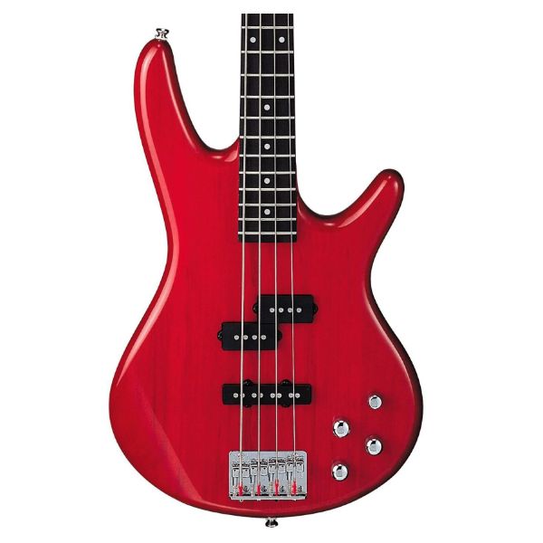 Ibanez Gio GSR200 Electric Bass Guitar - Transparent Red