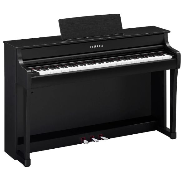 Yamaha Clavinova CLP-835 Digital Piano with Bench - Matte Black