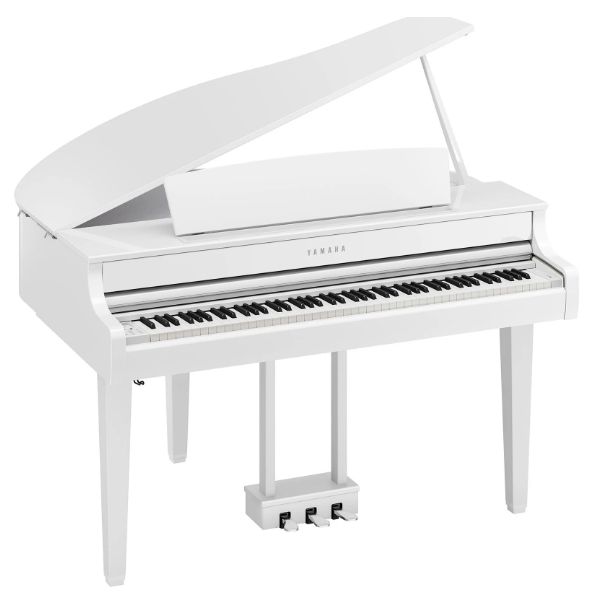 Yamaha Clavinova CLP-865GP Digital Grand Piano with Bench - Polished White