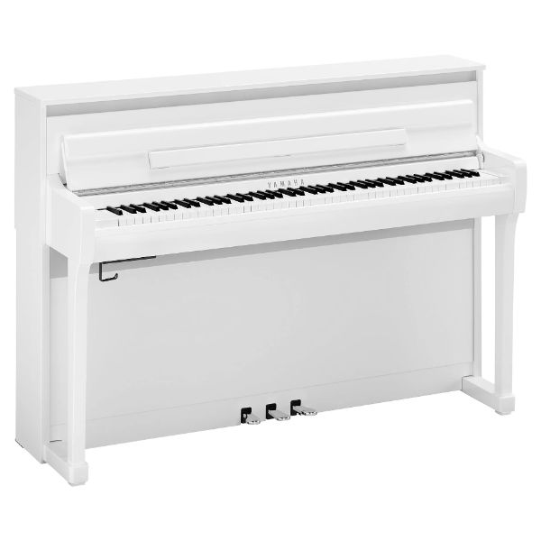 Yamaha Clavinova CLP-885 Digital Piano with Bench - Polished White