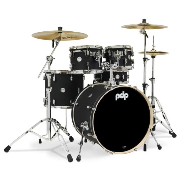 PDP Concept Maple 5-piece Shell Pack Drum Kit- Black Satin