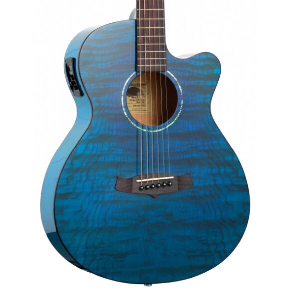 Tanglewood TA4CEBL Azure Super Folk Acoustic Electric - Blue