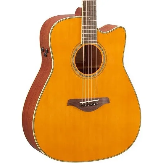 Yamaha FGC-TA TransAcoustic Dreadnought - Vintage Tint