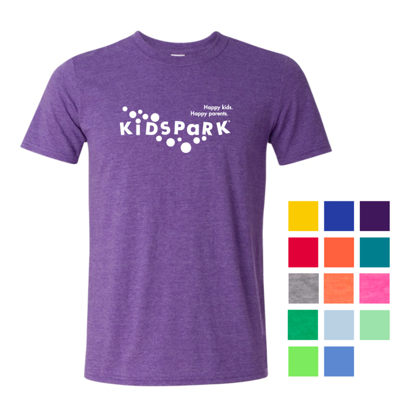 KidsPark Staff White Logo Short Sleeve T-shirt