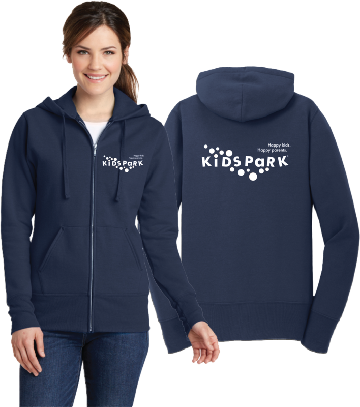 KidsPark Ladies Core Fleece Full-Zip Hoodie