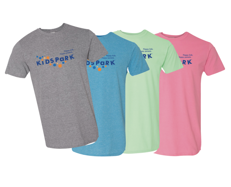 KidsPark Staff Color Logo Short Sleeve T-shirt