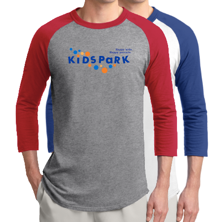 KidsPark Sport-Tek® Colorblock Raglan Jersey