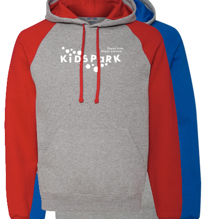 KidsPark Ragland Sleeve Color Block Hoodie