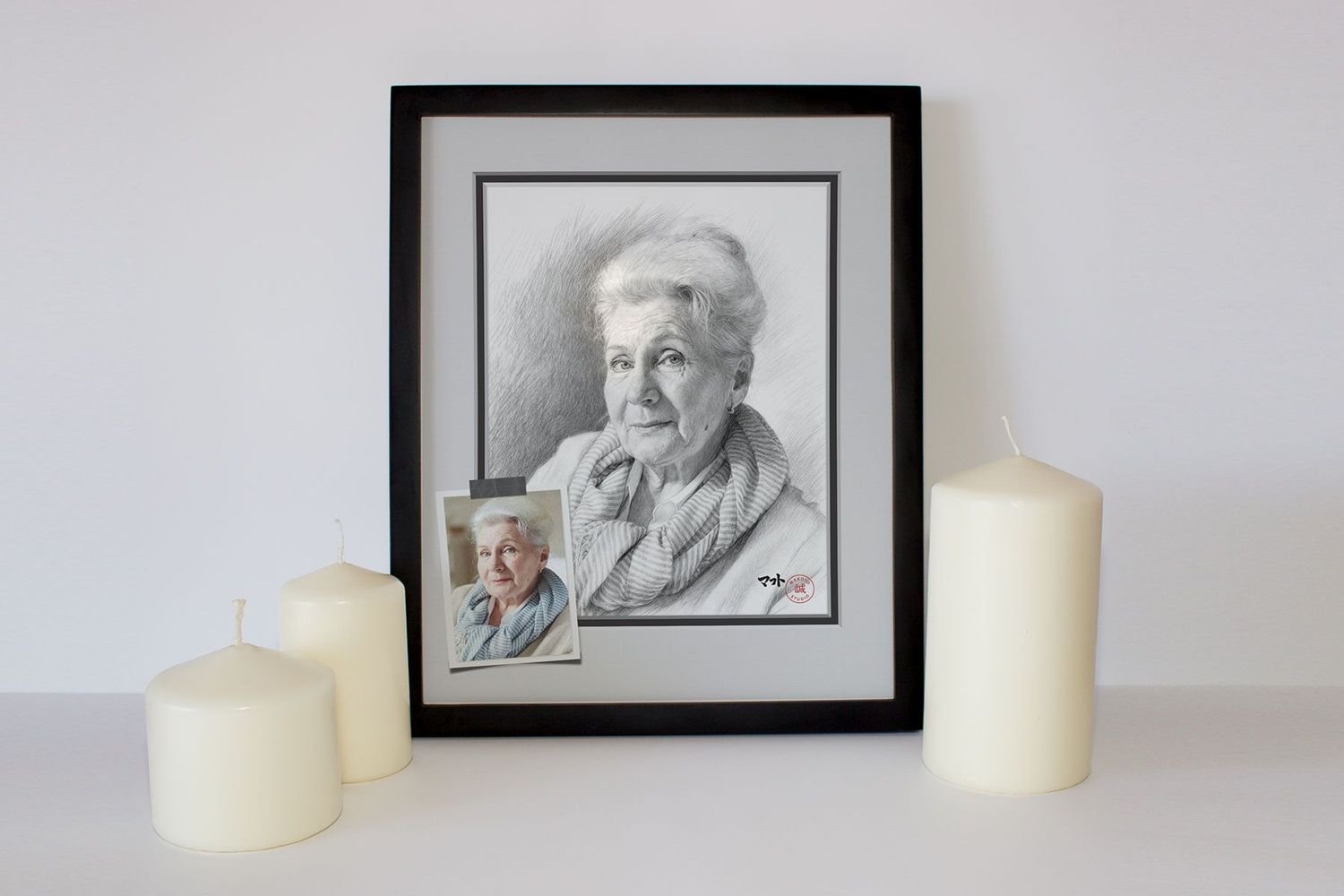 Memorial Portrait - Curated Digital Artwork Memorial Portrait - Curated Digital Artwork