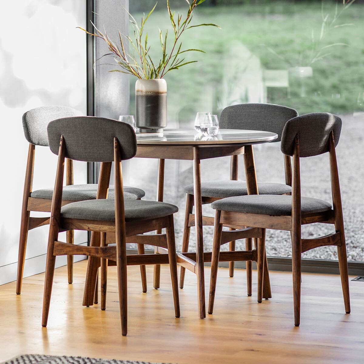 Gallery Direct Barcelona Dining Table, Shape: Round