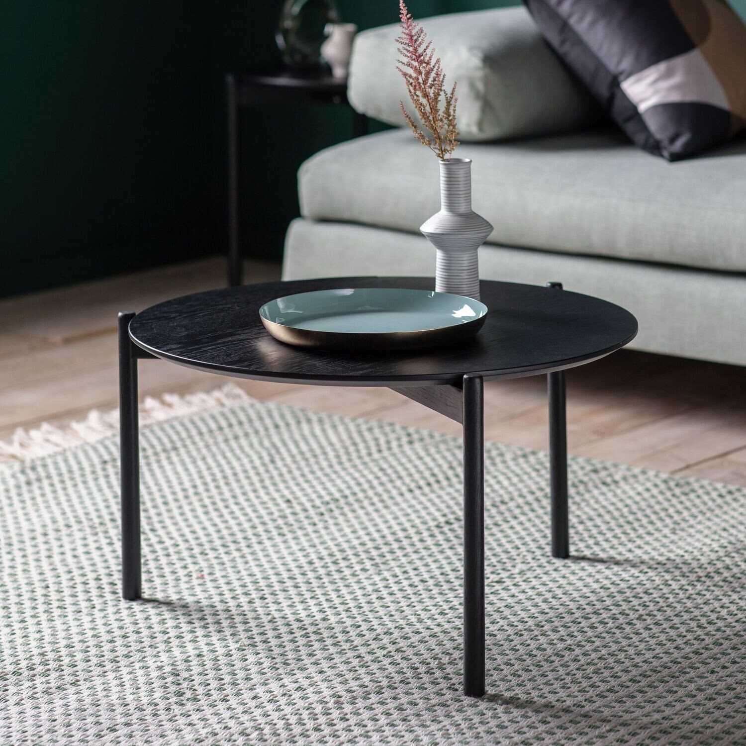 Gallery Direct Burley Coffee Table, Colour: Black