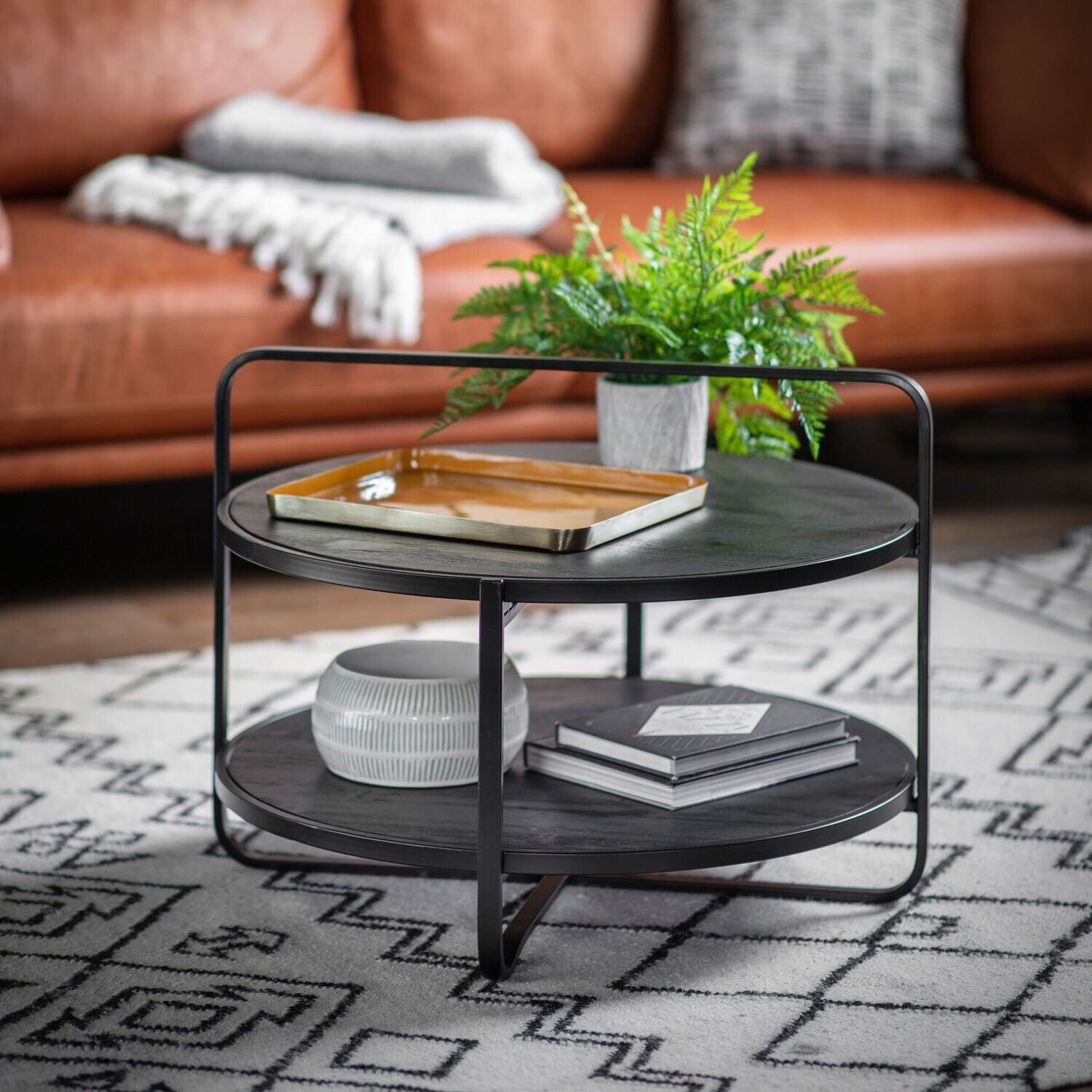 Gallery Direct Dunley Coffee Table, Colour: Black